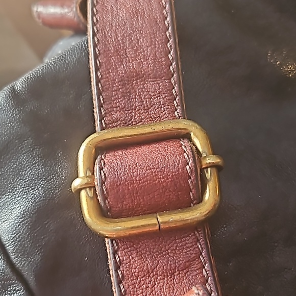 Fossil Corey Black and Brown Leather Crossbody Bag - Picture 6 of 12